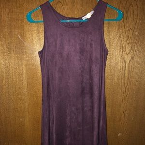 Suede dress